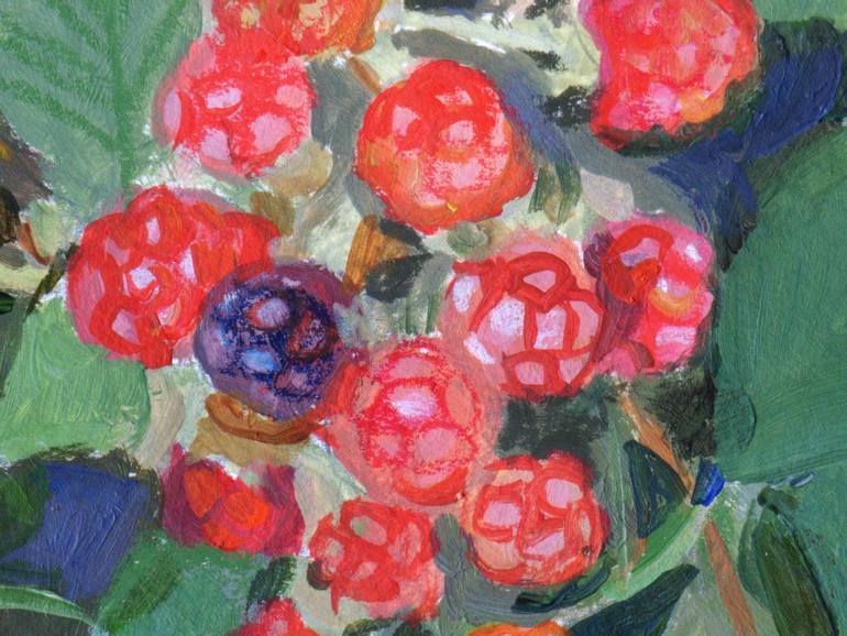 Original Impressionism Botanic Painting by Elena Tronina