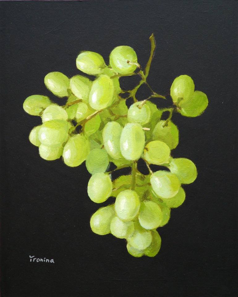 Original Art Deco Food Paintings by Elena Tronina