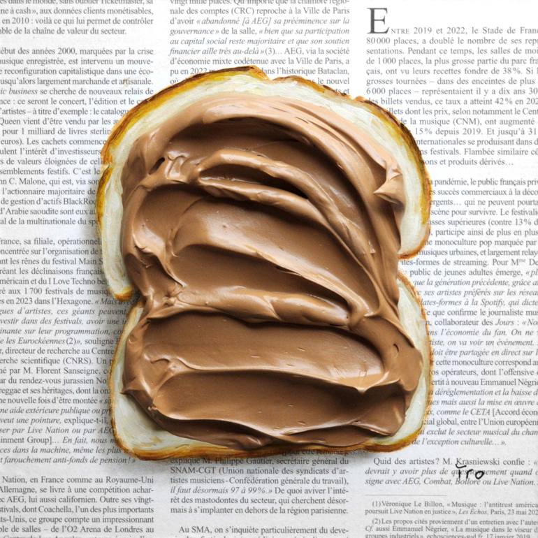 Original Contemporary Food Paintings by Elena Tronina