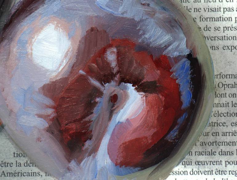 Original Art Deco Still Life Painting by Elena Tronina