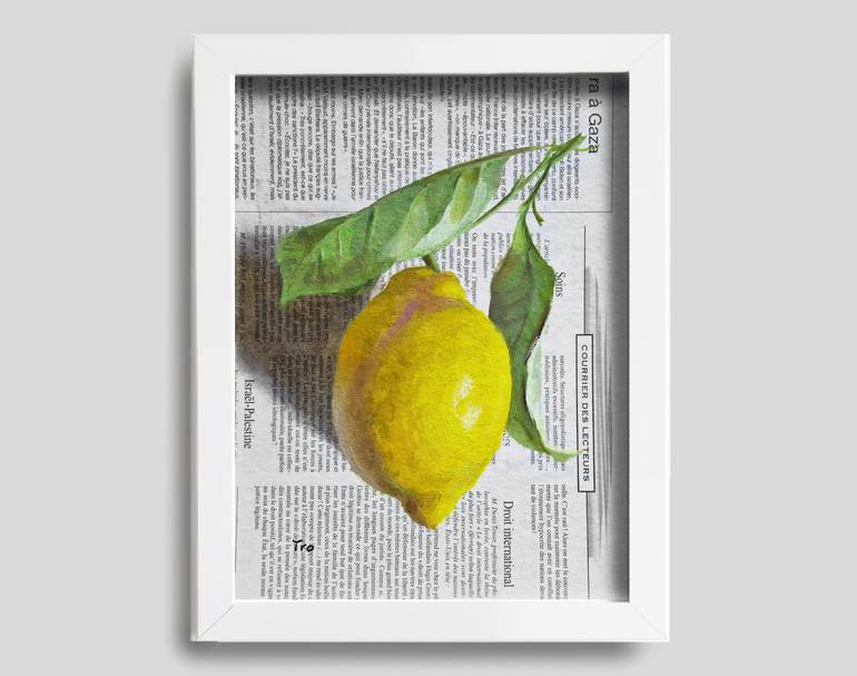 Original Fine Art Food Painting by Elena Tronina