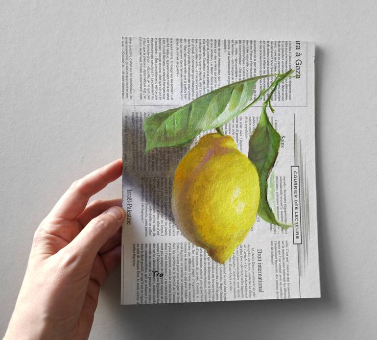 Original Fine Art Food Painting by Elena Tronina