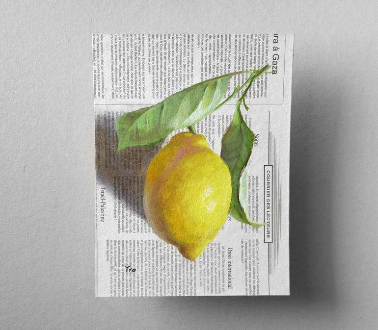 Original Fine Art Food Painting by Elena Tronina