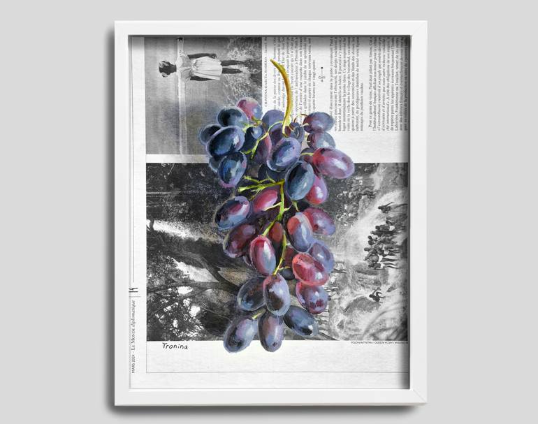 Original Art Deco Food Painting by Elena Tronina