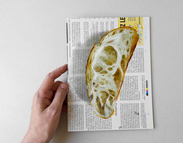 Original Contemporary Food Painting by Elena Tronina
