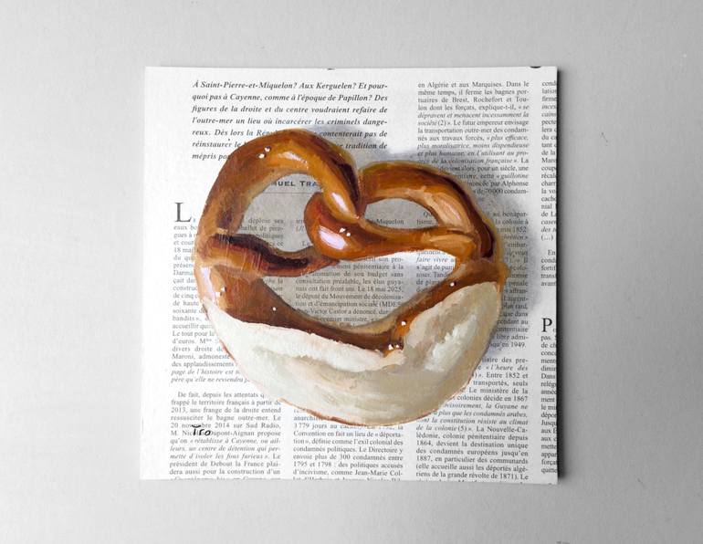Original Contemporary Food Painting by Elena Tronina