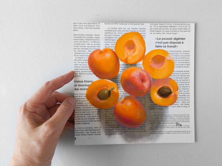 Original Fine Art Food Painting by Elena Tronina