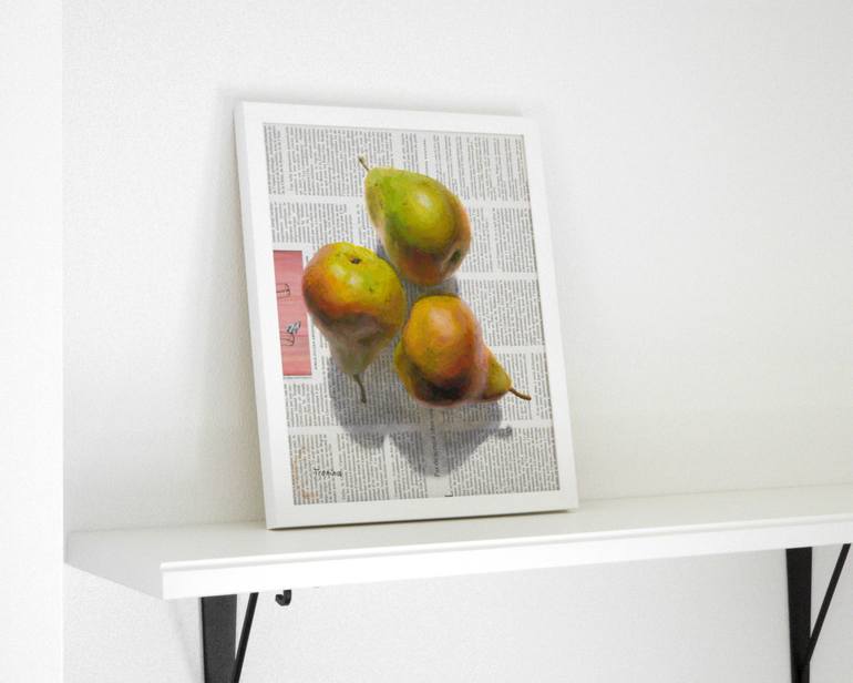 Original Art Deco Still Life Painting by Elena Tronina