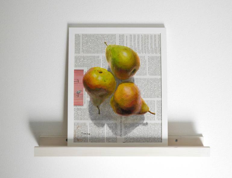 Original Art Deco Still Life Painting by Elena Tronina