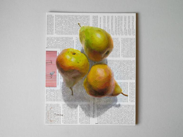 Original Art Deco Still Life Painting by Elena Tronina