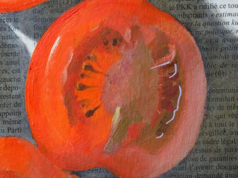 Original Art Deco Still Life Painting by Elena Tronina