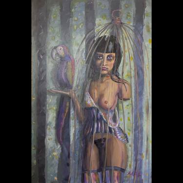 Original Figurative Women Painting by Alison Cline