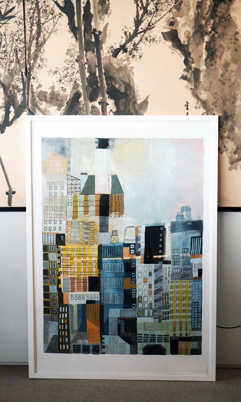 Original Contemporary Abstract Painting by Eva Lundgreen