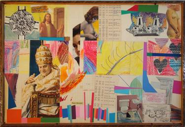 Print of Dada Religious Collage by Carlo Grassini