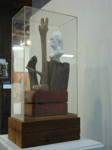 Original Realism People Sculpture by Carlo Grassini