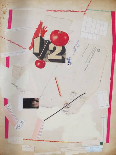 Original Dada World Culture Collage by Carlo Grassini