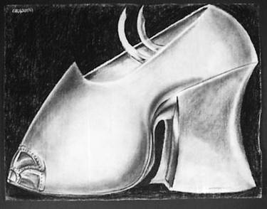 Original Surrealism Fashion Drawings by Carlo Grassini