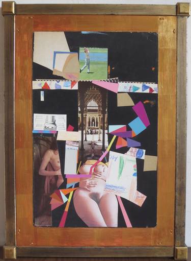 Original Dada World Culture Collage by Carlo Grassini