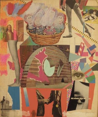 Original Conceptual Culture Collage by Carlo Grassini