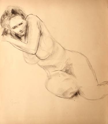 Original Fine Art Nude Drawings by Carlo Grassini