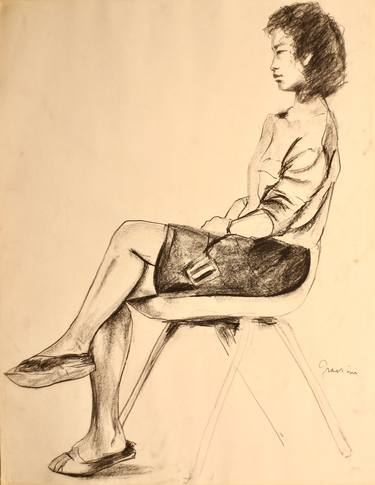 Print of Figurative Portrait Drawings by Carlo Grassini