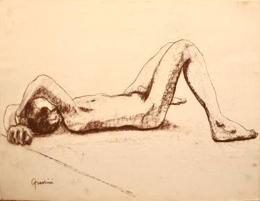 Original Fine Art Nude Drawings by Carlo Grassini