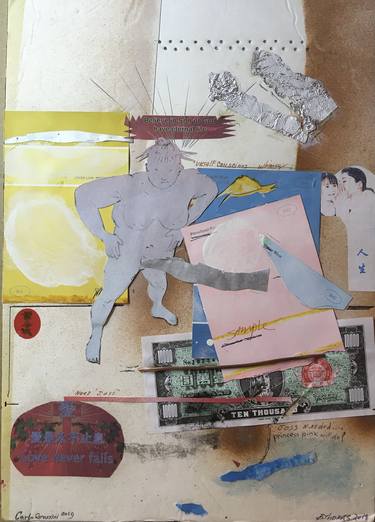 Print of Conceptual Fantasy Collage by Carlo Grassini