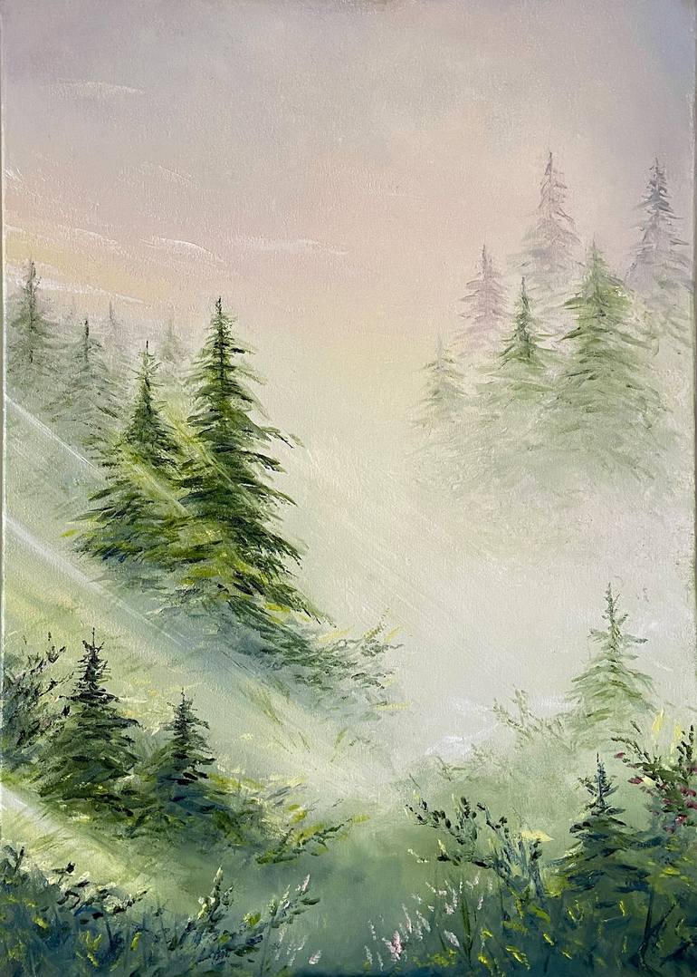 Foggy forest