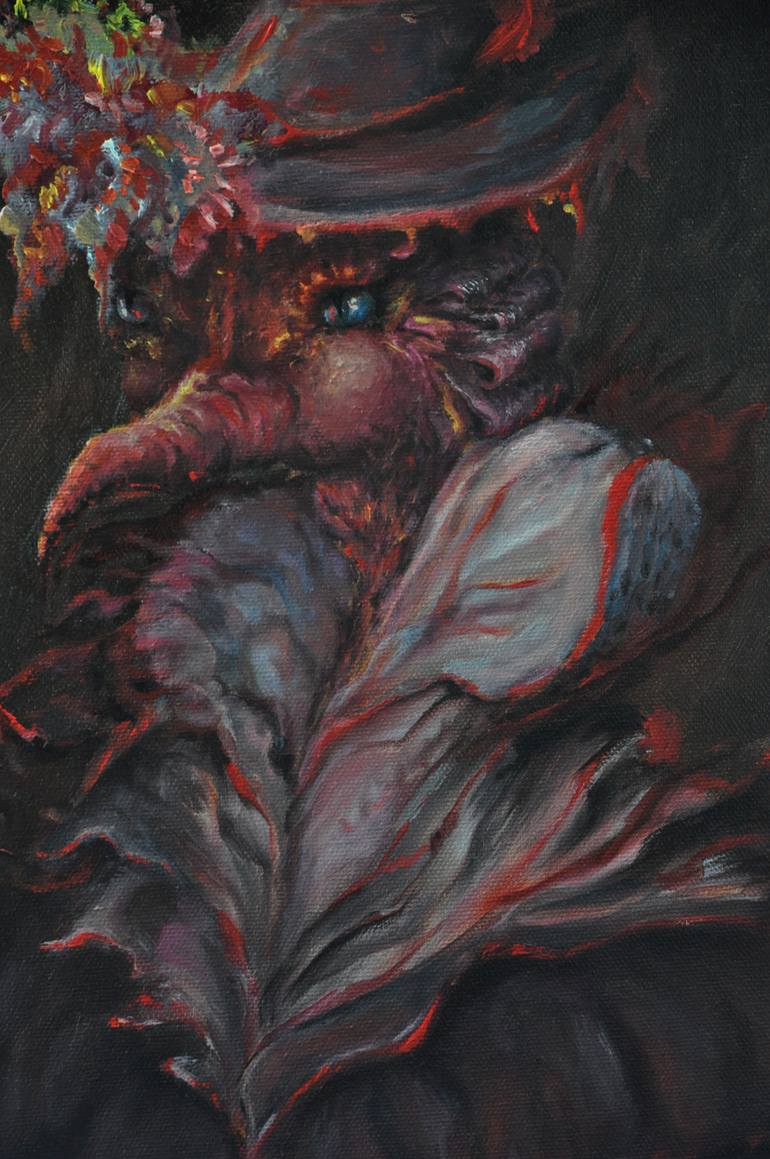 Original Baroque Fantasy Painting by Katerina Himmelfarb