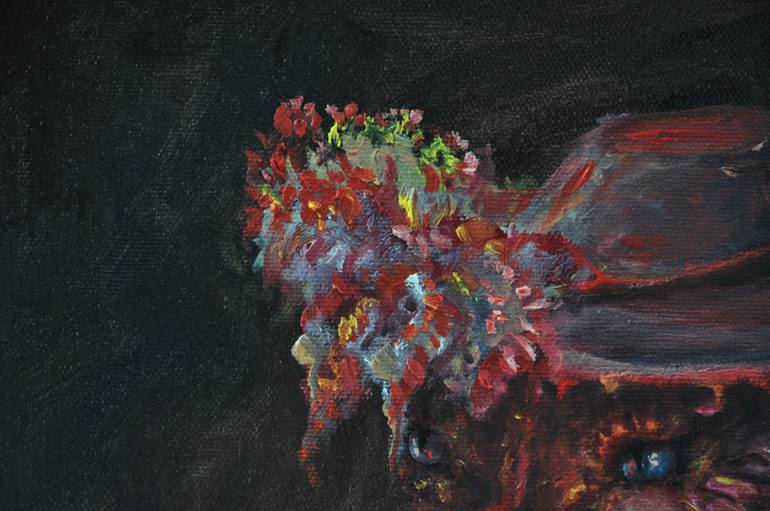Original Baroque Fantasy Painting by Katerina Himmelfarb