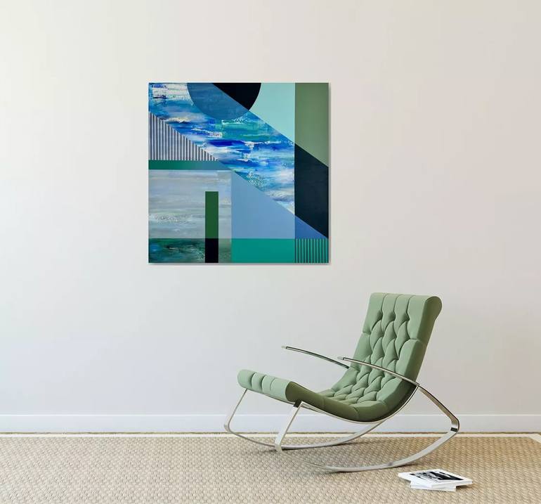 Original Geometric Painting by Melissa Hartley