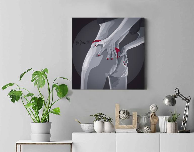 Original Expressionism Body Digital by Helga Chi