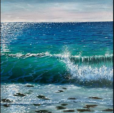 Print of Seascape Paintings by Artem Kolesnikov