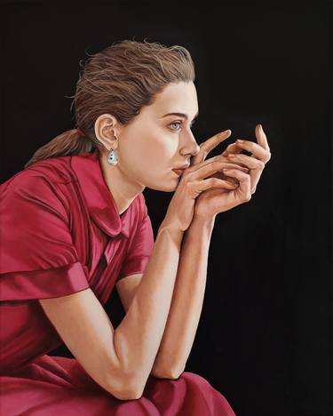 Original Figurative Women Paintings by Valentina Porcelli