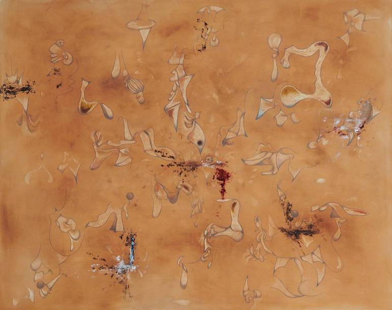 Original Abstract Expressionism Abstract Painting by Jack Bidewell