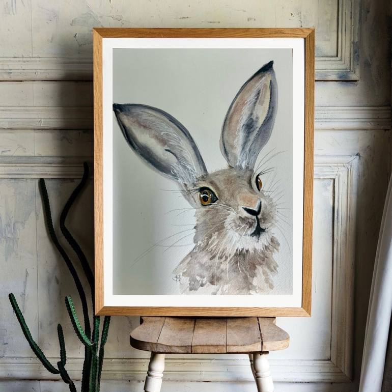 Original Abstract Animal Painting by Sarah Morton
