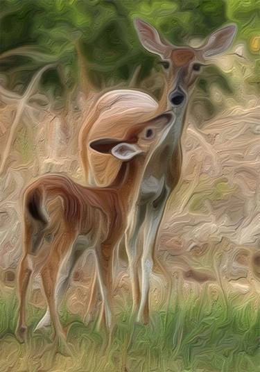 Deer with his Kid thumb