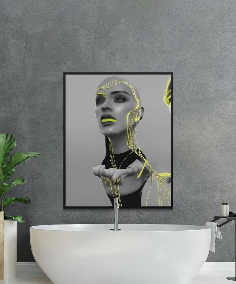 Original Abstract Women Digital by Anonymous Artist