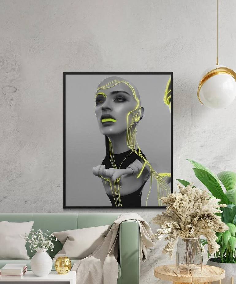 Original Abstract Women Digital by Anonymous Artist