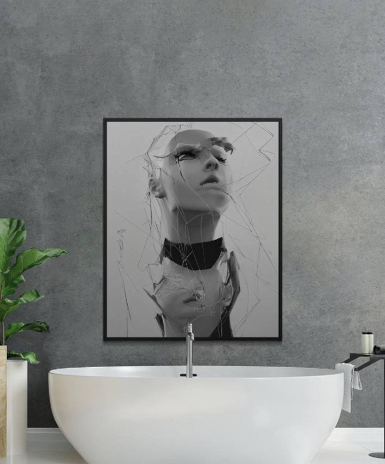 Original Abstract Women Digital by Anonymous Artist