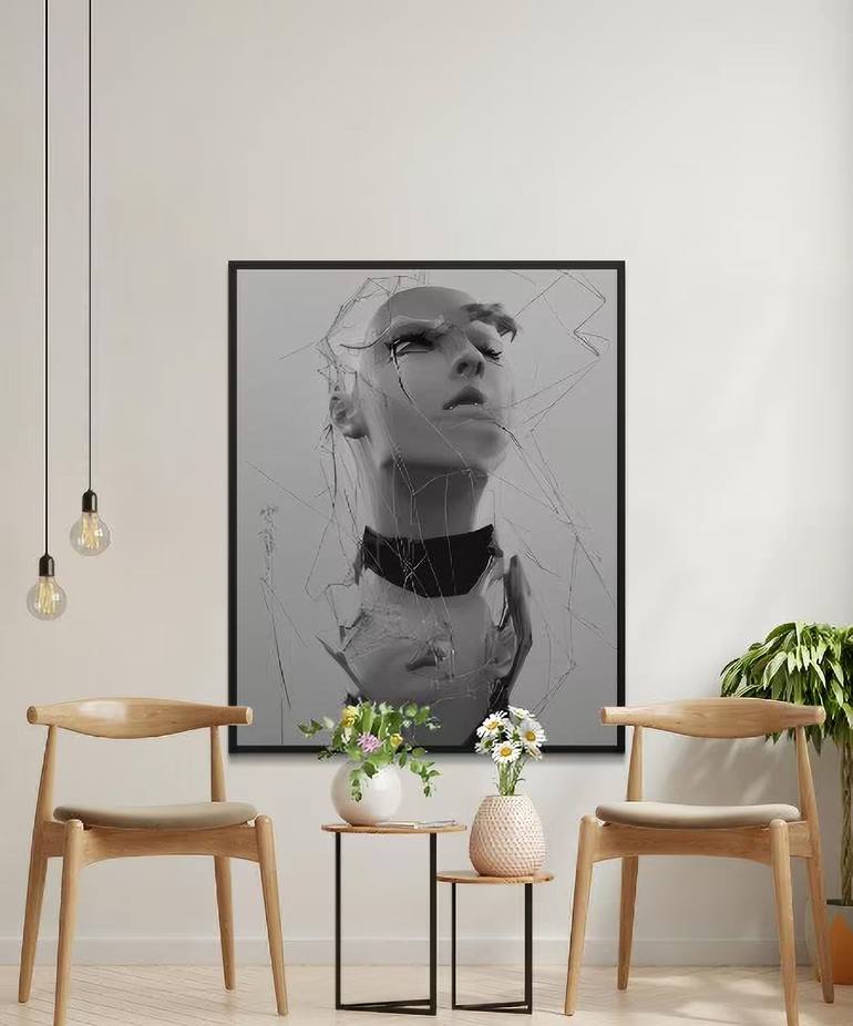Original Abstract Women Digital by Anonymous Artist