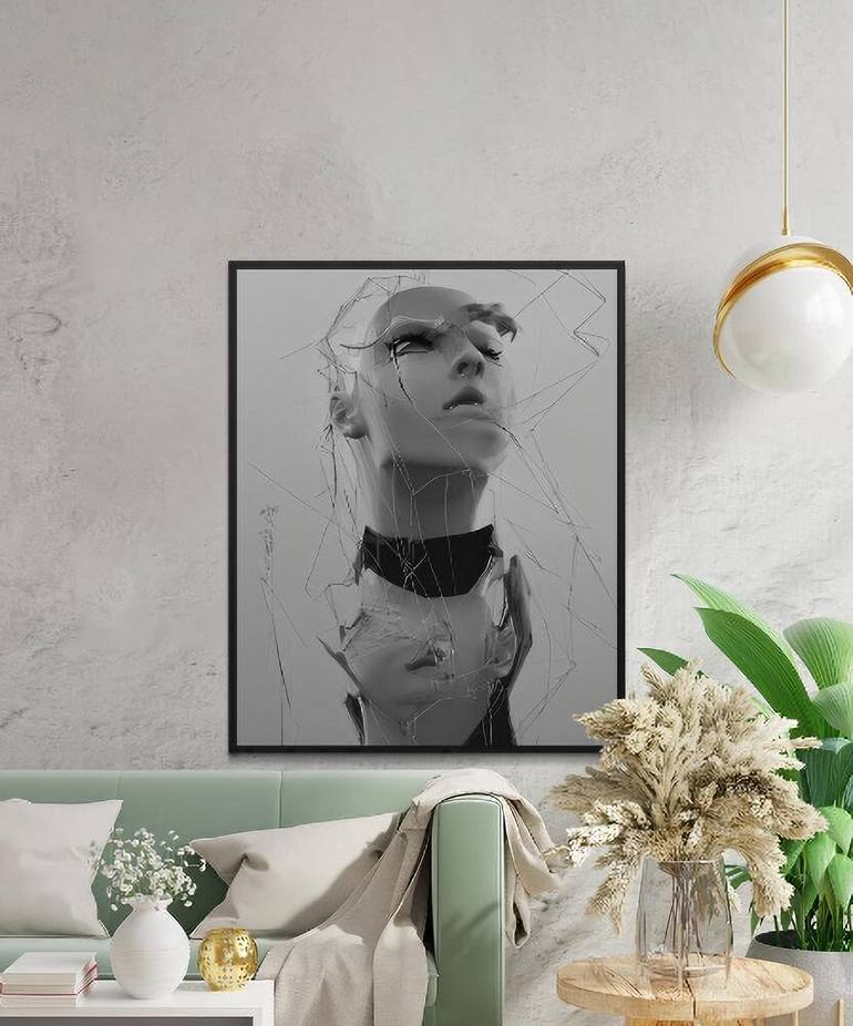 Original Abstract Women Digital by Anonymous Artist