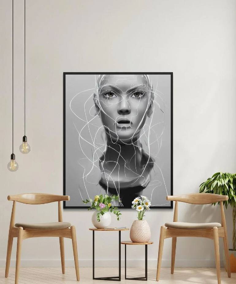 Original Abstract Women Digital by Anonymous Artist