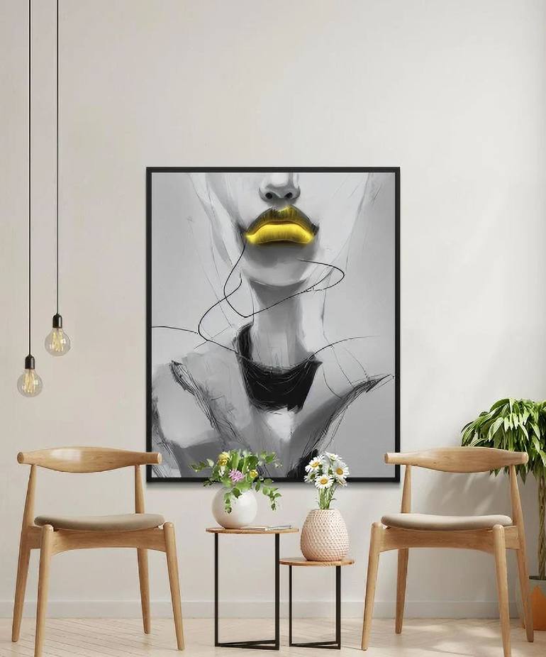 Original Abstract Women Digital by Anonymous Artist