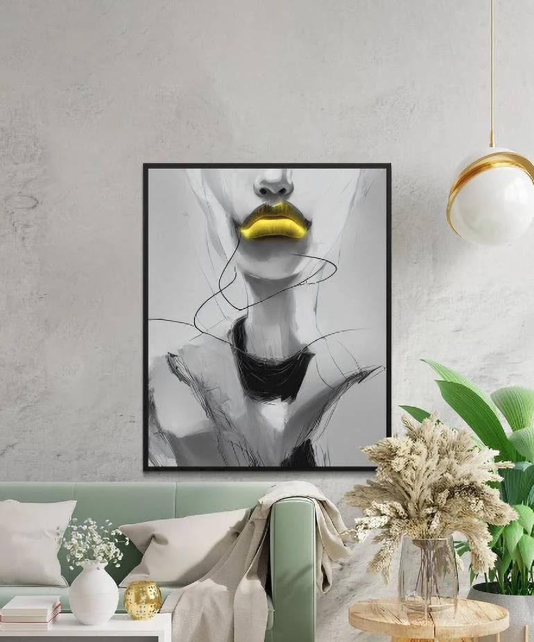 Original Abstract Women Digital by Anonymous Artist