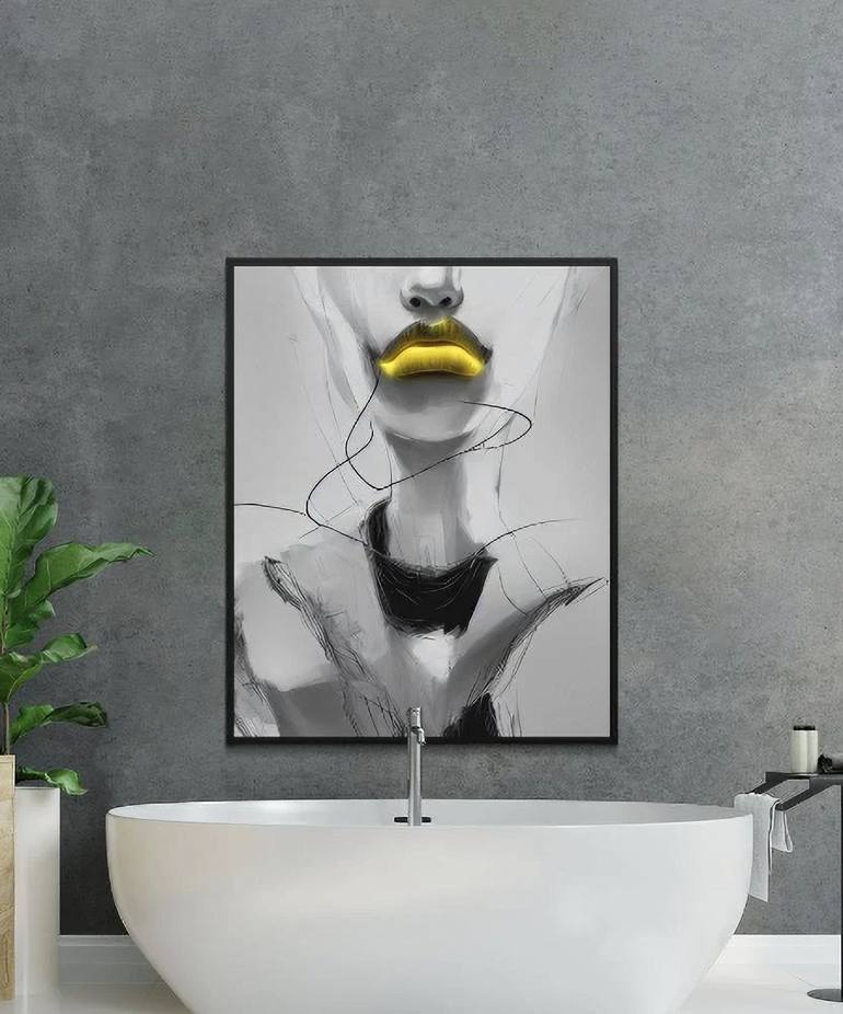 Original Abstract Women Digital by Anonymous Artist