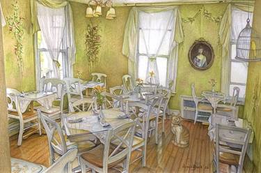 Original Interiors Drawings by Darrell Windjack