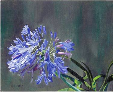 Original Fine Art Floral Paintings by Jacki Welch