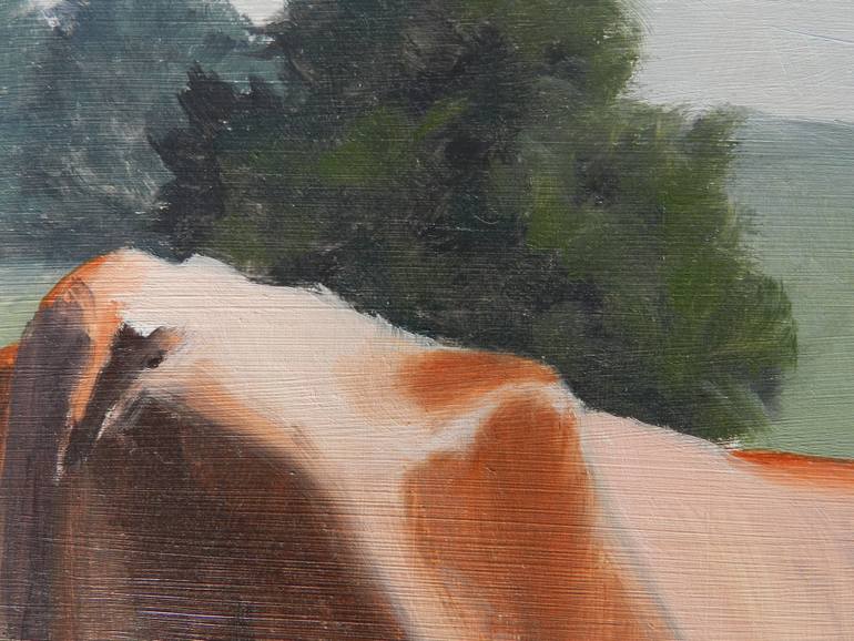 Original Impressionism Animal Painting by Jacki Welch