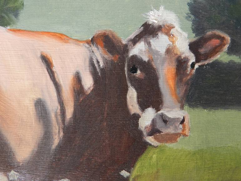 Original Impressionism Animal Painting by Jacki Welch